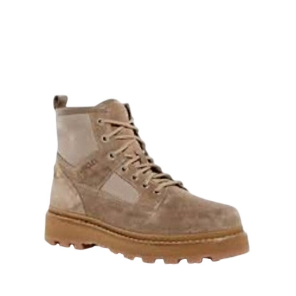 Moncler NIB Peka Camp Hiking Boots in Medium Beige Size 42